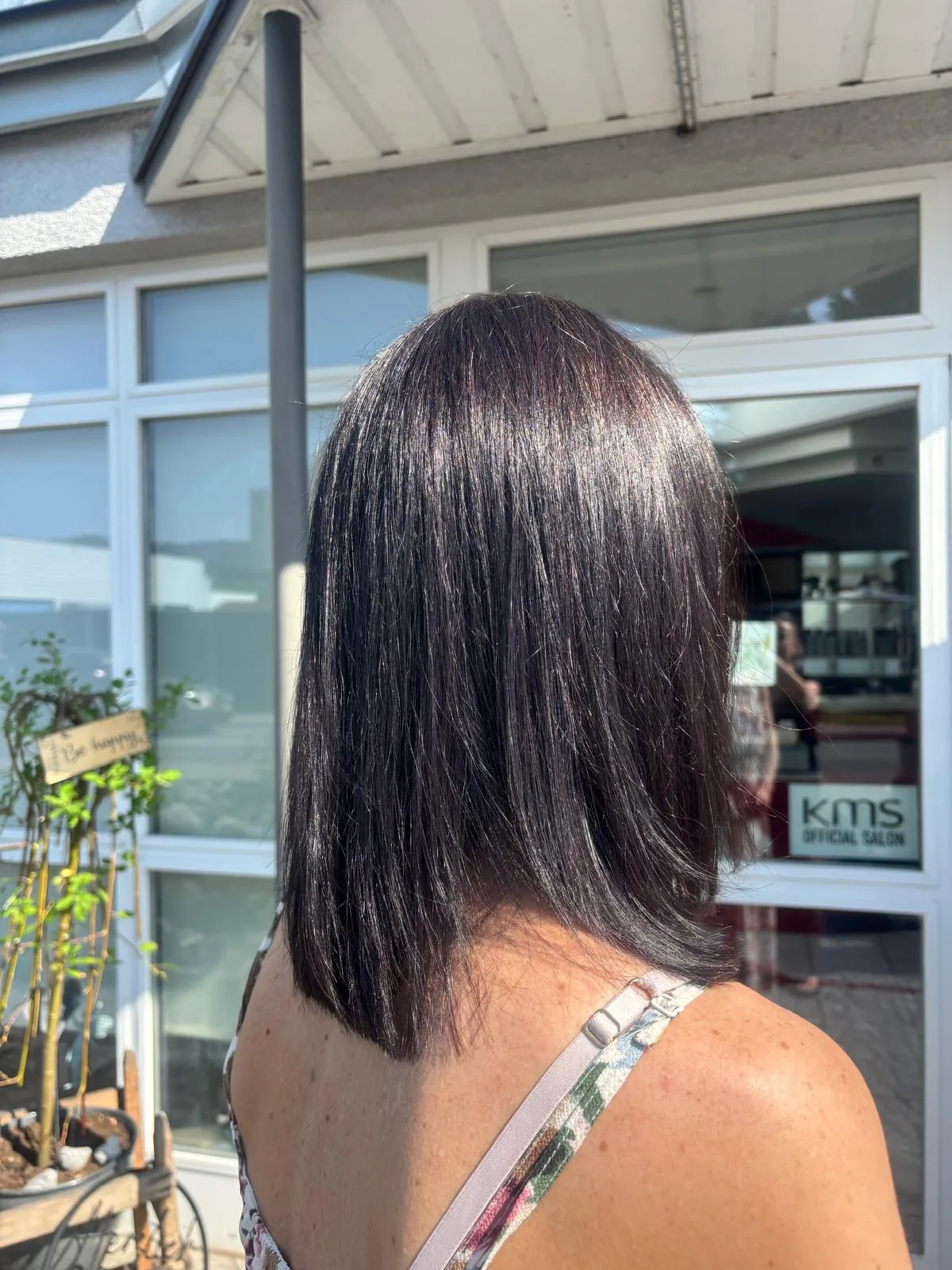 Naturhaarfarbe im Tageslicht