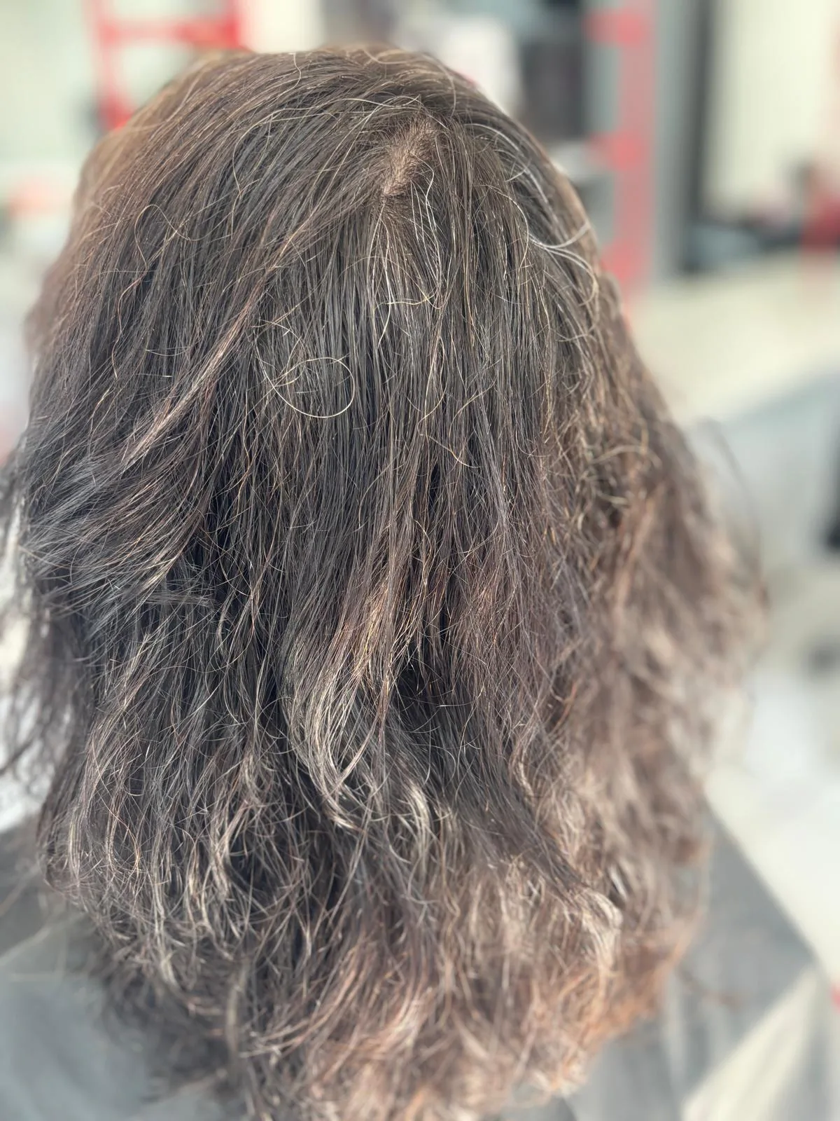 Naturhaarfarbe vor der Behandlung